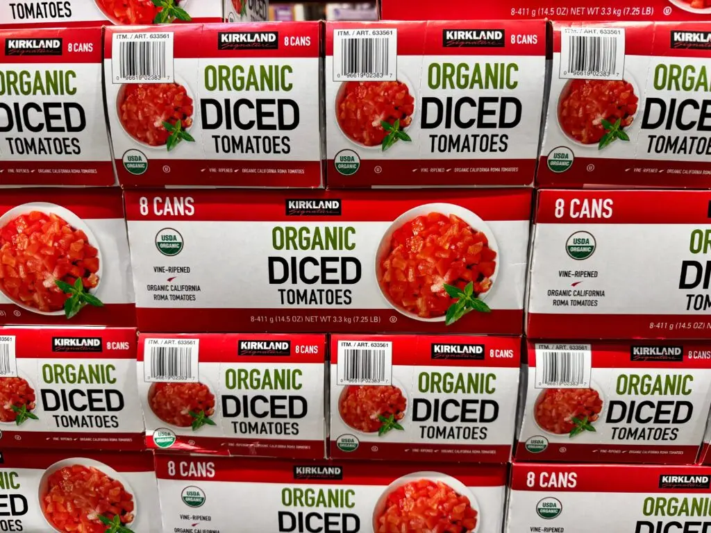 Costco canned diced tomatos