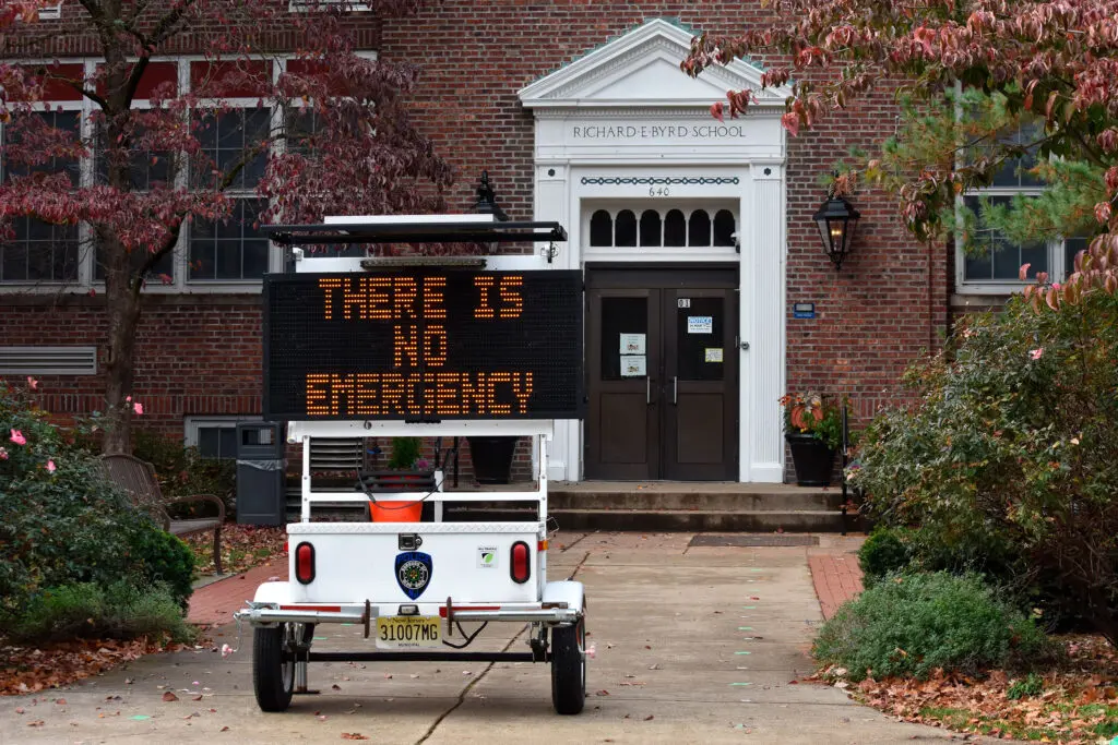 Active Shooter Training At Elementary School